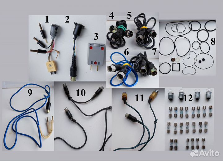 Кабели, переходники, пасики СССР