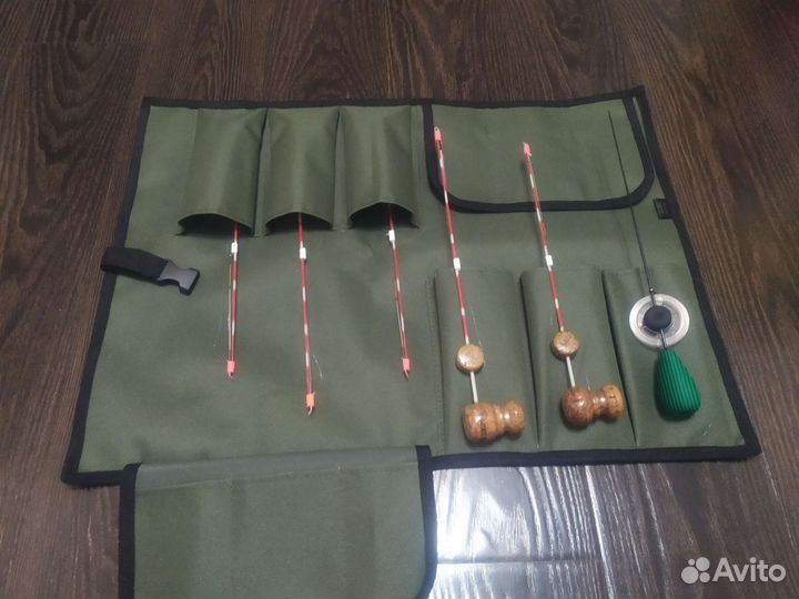 Чехол скрутка для зимних удочек