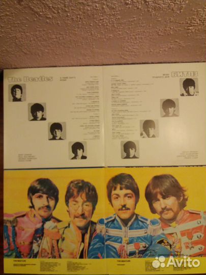 Виниловые пластинки THE beatles в отл. сост