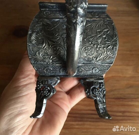 Старинная сахарница молочник США