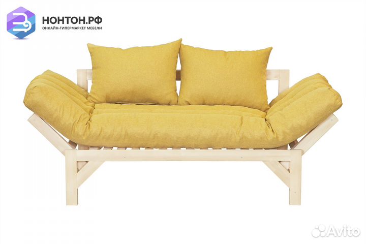 Диван кушетка Амбер-2 желтый