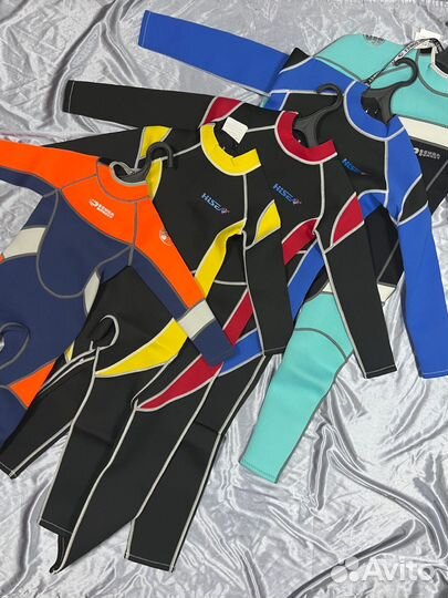Гидрокостюм детский 3мм длинный мальчик новый