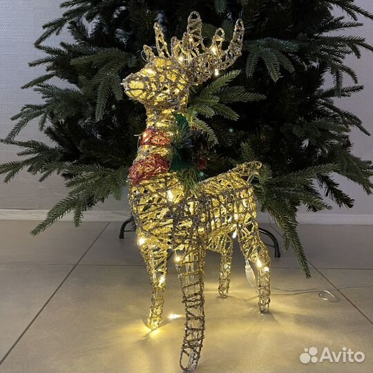 Фигура каркасная световая Олень