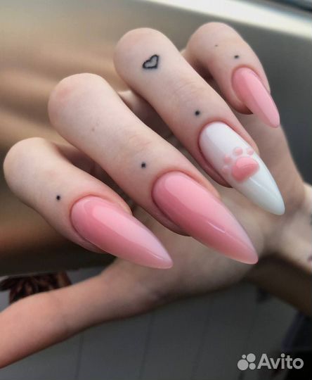 Маникюр наращивание Дип-система/Титановое