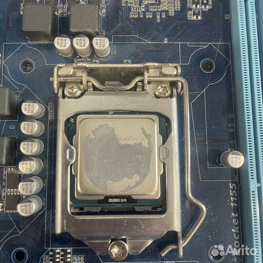 Материнская плата gigabyte h61m/ pentium g2130