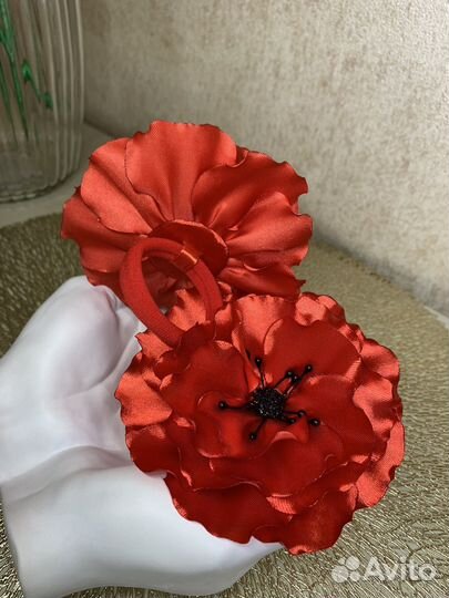 Бантики ручной работы Маки