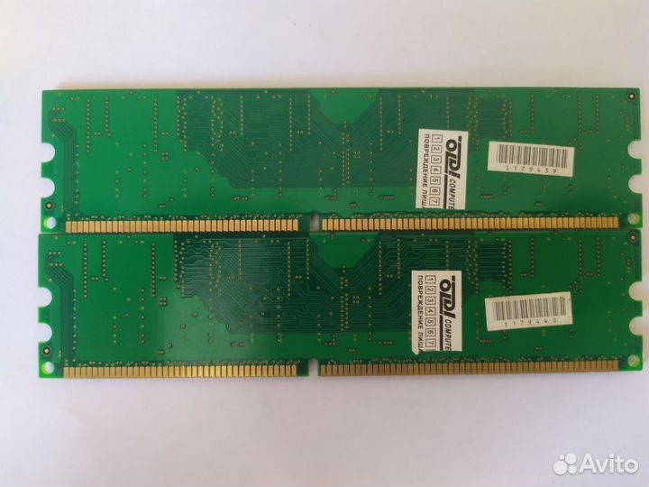 Оперативная память DDR sdram samsung PC3200 256 MB