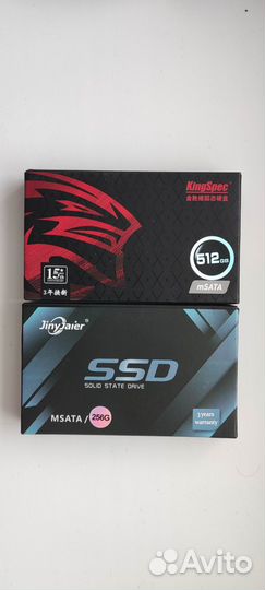 SSD m.SATA 512/256Gb