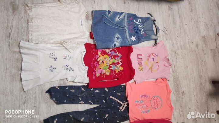 Детская одежда для девочек пакетом