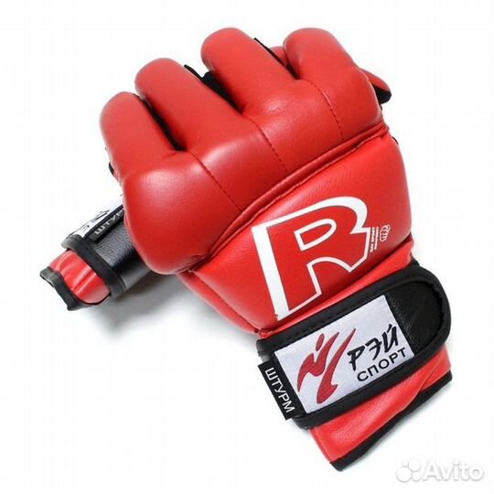 Перчатки для арб Рэй-Спорт штурм красные (M)