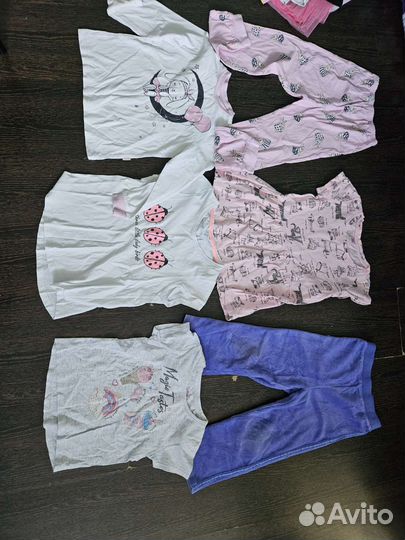 Детские вещи пакетом 98 104 110 на девочку