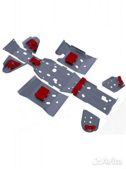 Защита днища Rival для квадроцикла Stels ATV