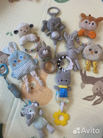 Игрушки погремушки мякиши для малыша