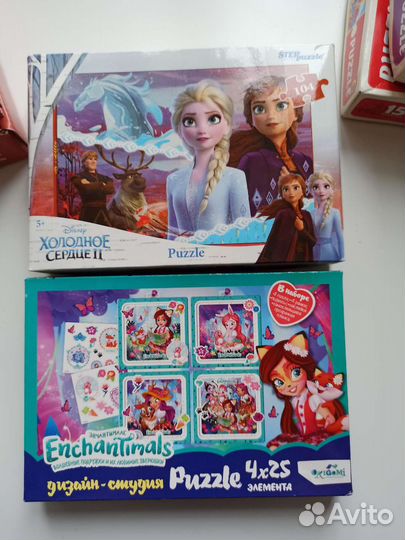 Настольные игры пазлы для малышей
