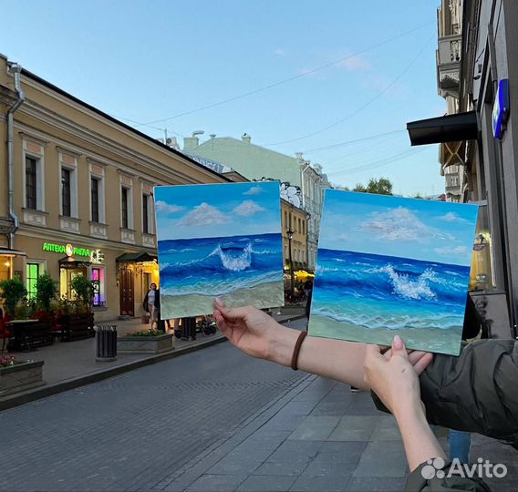 Выездные мастер-классы по живописи, арт-вечер