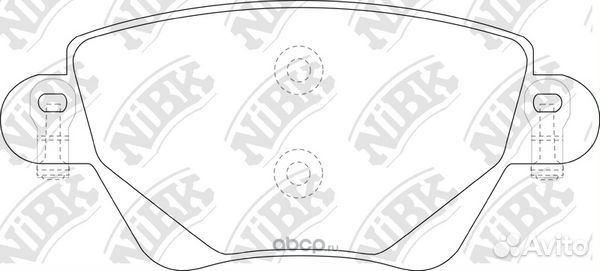 Колод торм диск NiBK PN0194