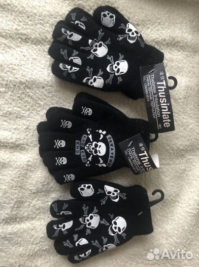 Перчатки зимние детские новые