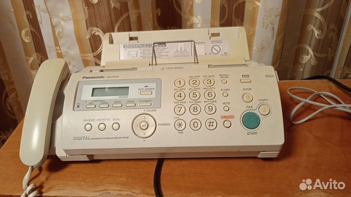 Телефон факс panasonic