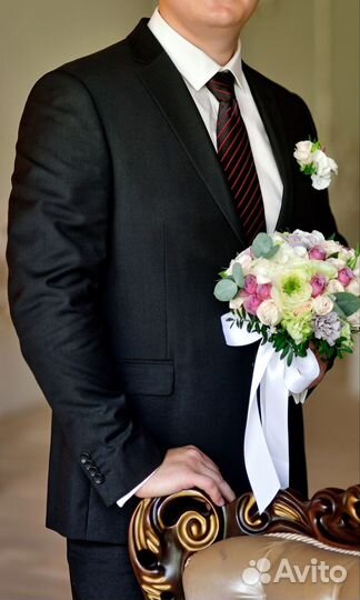 Мужской классический костюм 54