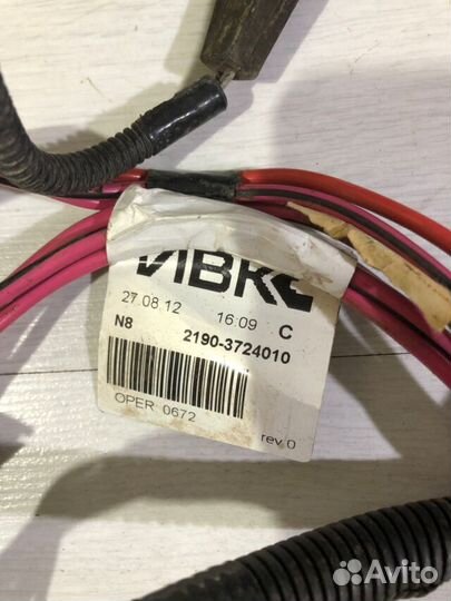 Проводка моторного отсека LADA granta 1.6 мт седан