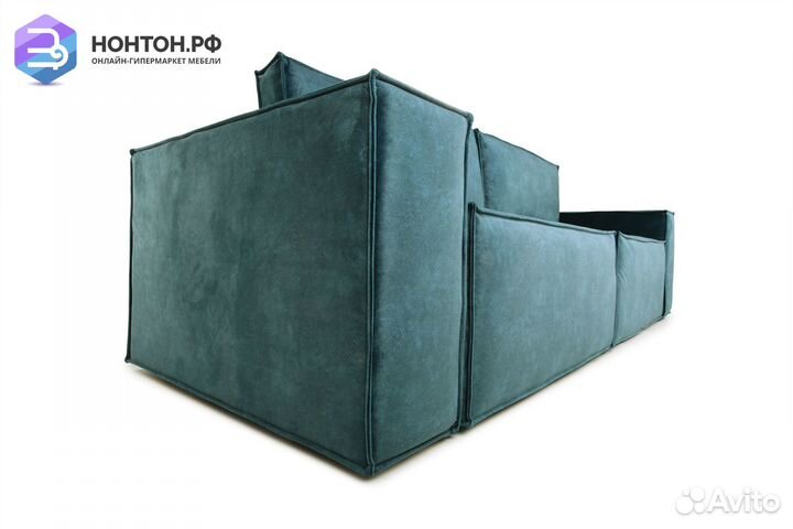 Диван еврокнижка Лофт аквамарин