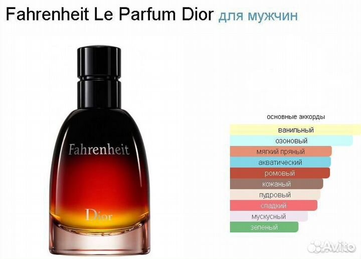 Dior Farenheit парфюм мужские