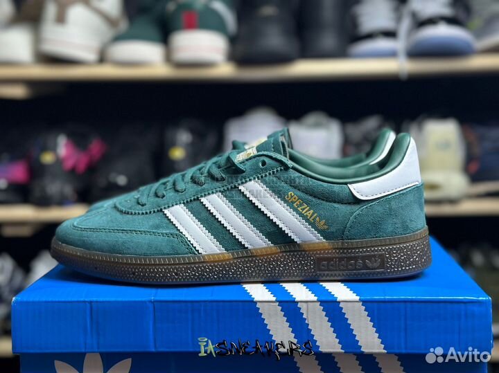 Кеды Adidas Spezial зеленые 41-45