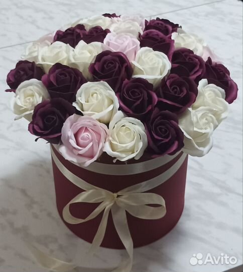 Букеты из мыльных роз в наличии