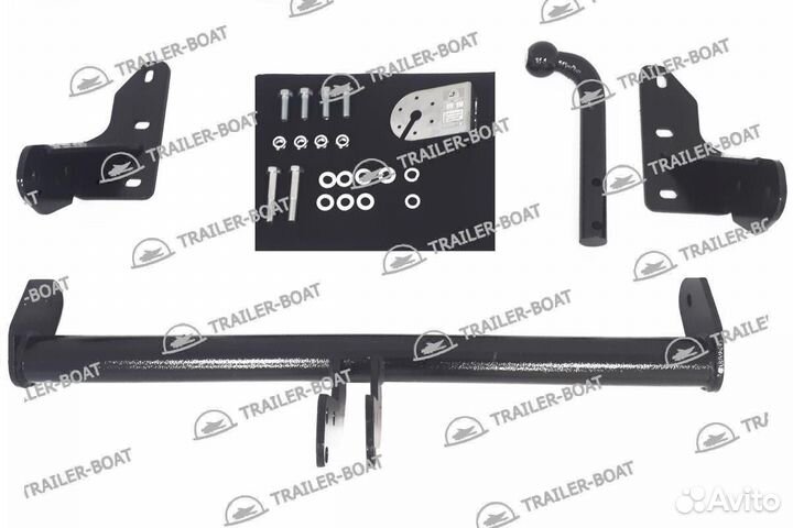 Фаркоп Mitsubishi Outlander 2003-2006, рама и крюк шар 50 мм, 12914