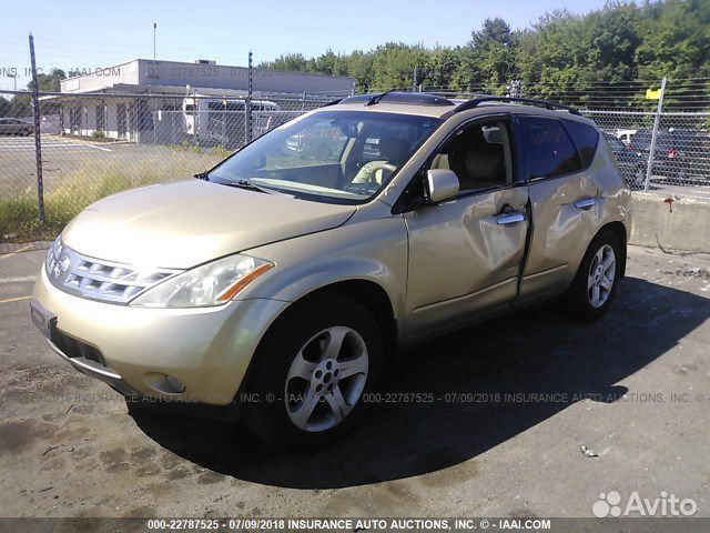 Разбор на запчасти Nissan Murano 2002-2008