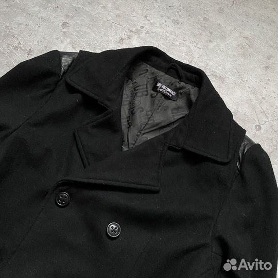 Dirk Bikkembergs Шерстяное Пальто Оригинал