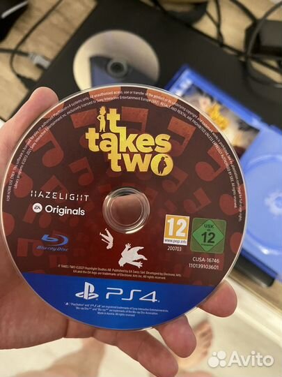 It takes two ps4 диск