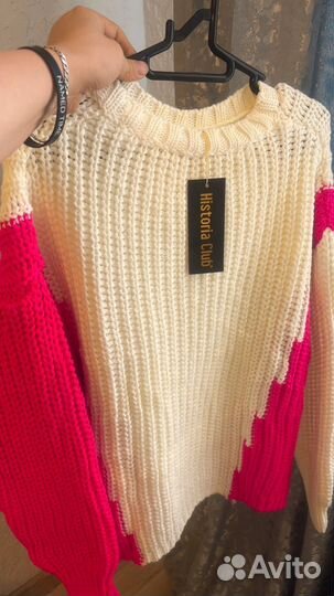 Свитер женский оверсайз с горлом