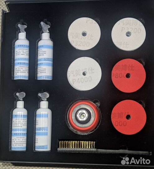 Профессиональный набор для полировки стекла