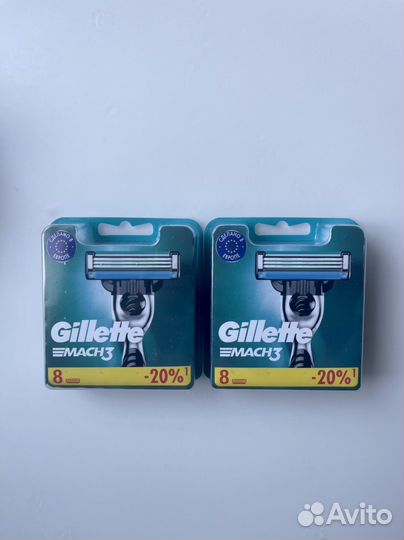 Оригинал Gillette mach 3 (пластик) / 8 лезвий