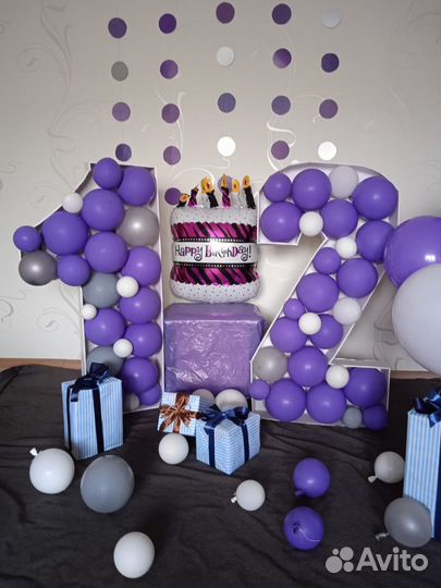 Аэромозайка Цифра 1, цифра 2, цифра 3