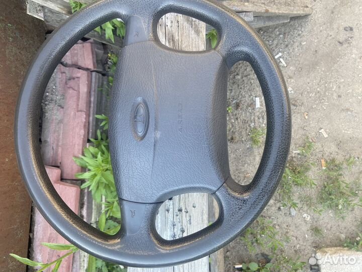 Руль priora 1 с подушкой