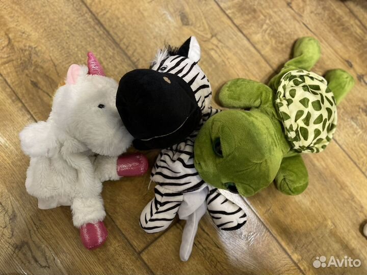 Мягкая игрушка на руку. Единорог