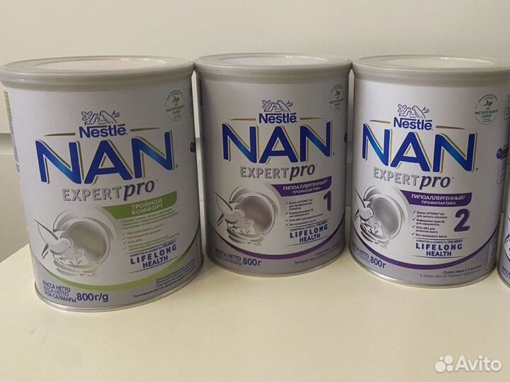 Детская молочная смесь Нан
