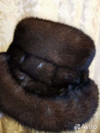 Шапка норковая женская