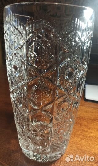 Ваза Хрустальная Чехия 32 см, 3.5 кг, рьо30,1979 г