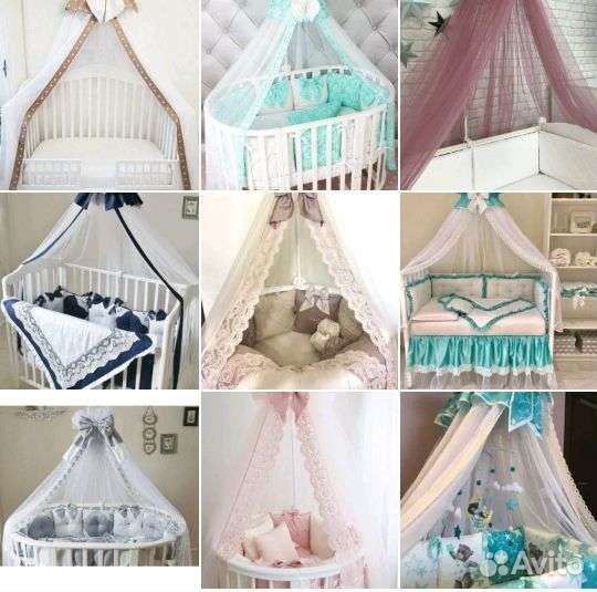 Бортики в кроватку новые