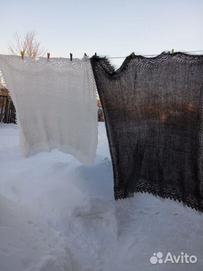 Пуховый платок