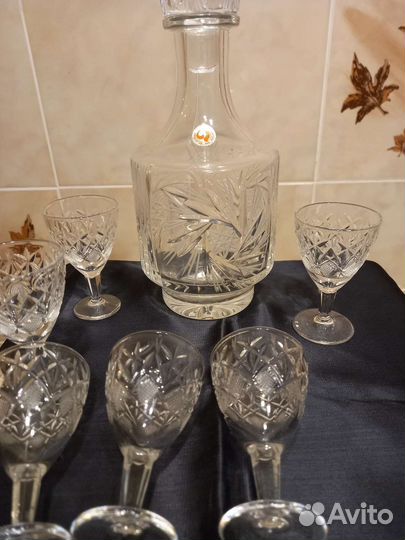 Винтаж.Набор хрустальный