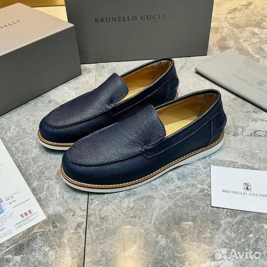 Лоферы* мокасины мужские Brunello Cucinelli