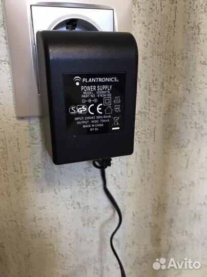 Блютуз наушник с микрофоном для стац. телефона