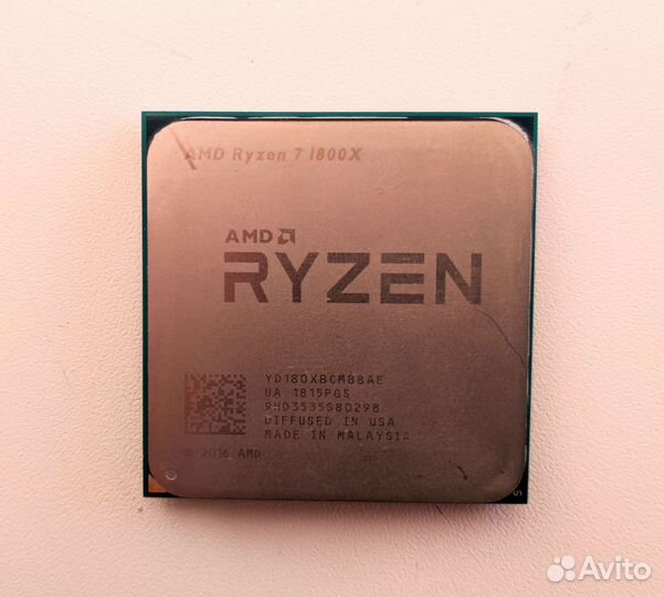 Процессор AMD Ryzen 7 1800x