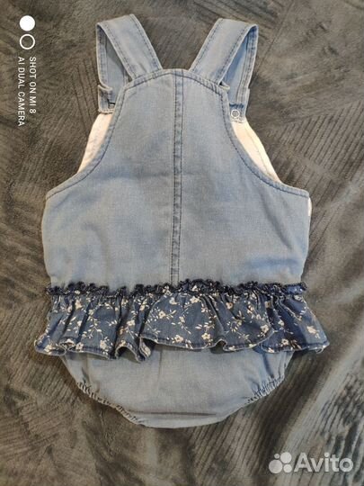 Джинсовые вещи на девочку 68-74