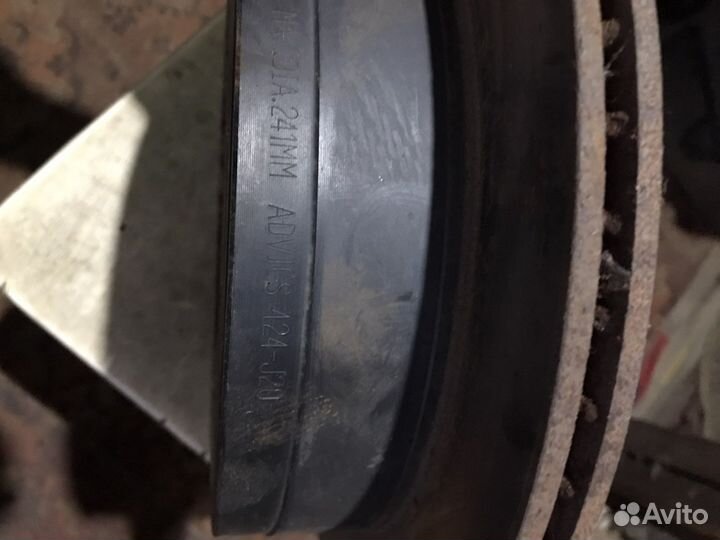 Задние тормозные диски lexus LX570, toyota LC200