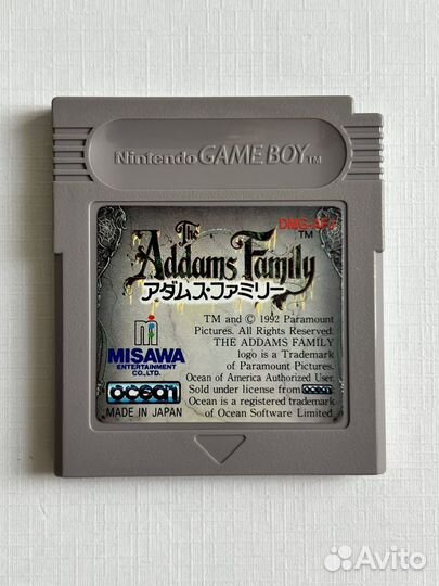 Игра для gb addams family